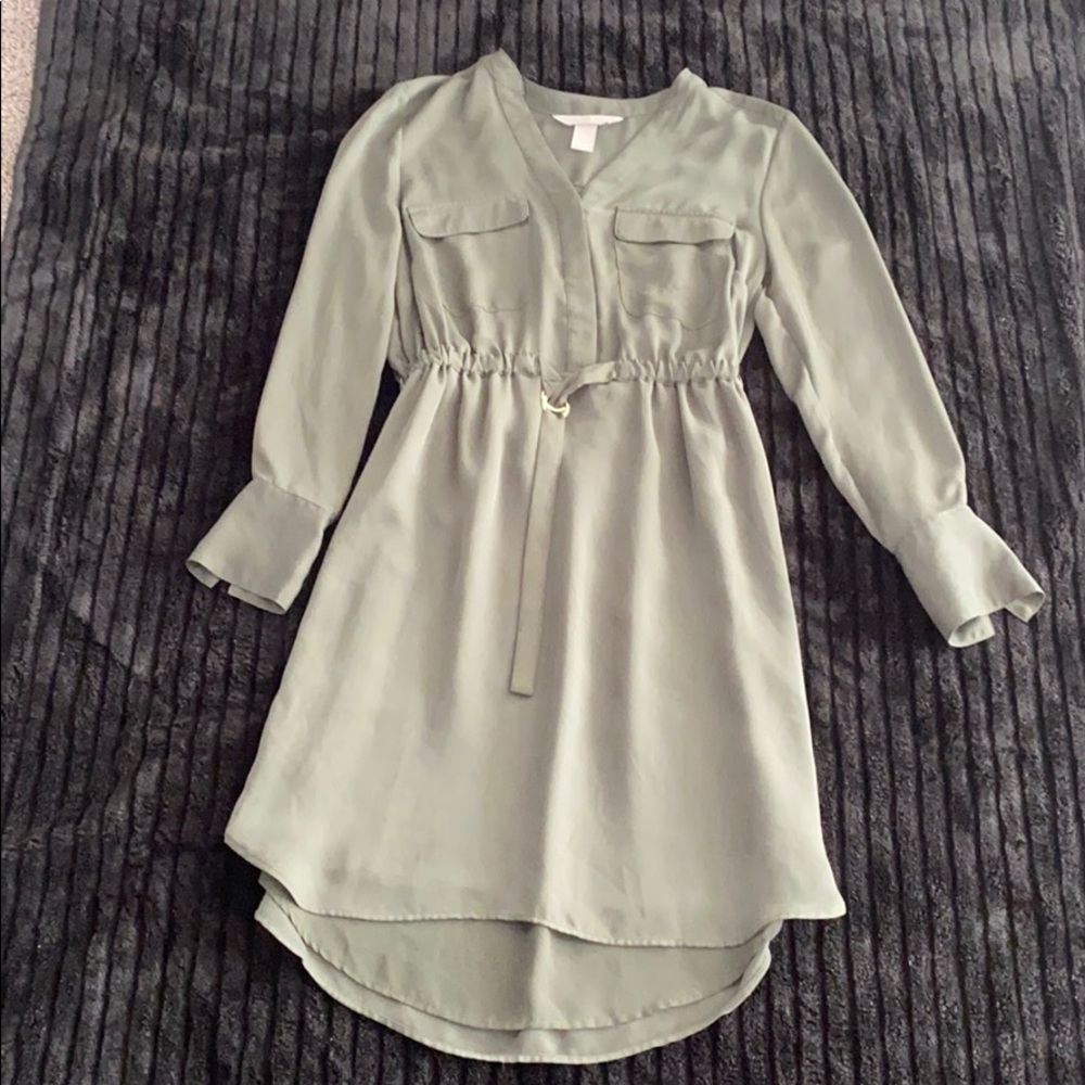 🆕 H&M | Olive Green Dress
